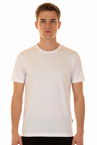 Jednoduché Pánské Tričko Bílé