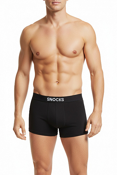 Snocks Pánské Prádlo Černé Vel. M