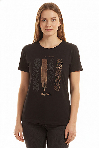 Dámské Tričko Černé ONLY Vel. M