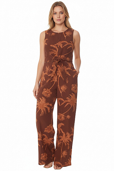 MANGO Dámský Overal Hnědý Second Hand Vel.  M