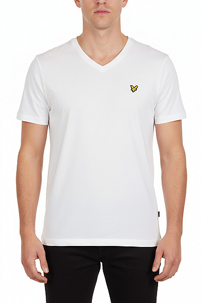 Lyle & Scott Pánské Tričko Bílé Vel. M