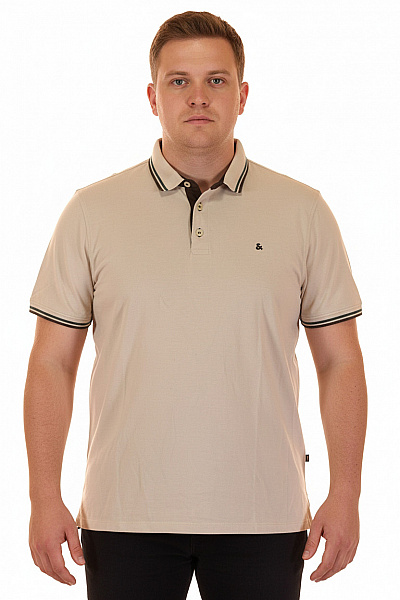 JACK & JONES Pánské Tričko Béžové Vel. XXL