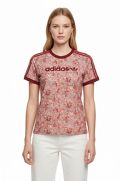 Sportovní Dámské Tričko Červené ADIDAS