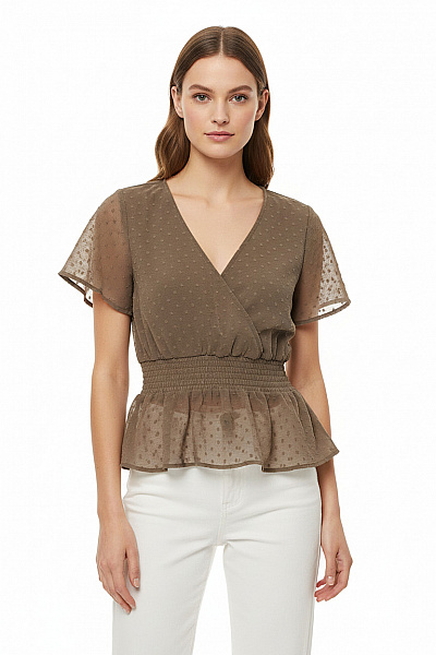  Halenka Jednobarevná Khaká Second Hand