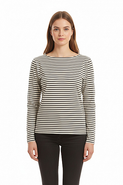 Dámské Tričko S Potiskem Černobílé Vel. 38