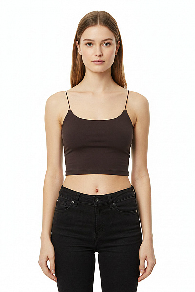 Dámské Top Černý Second Hand Vel. 34