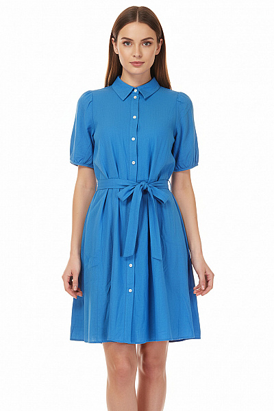 Košilové  Šaty Modré VERO MODA Second Hand Vel. XS