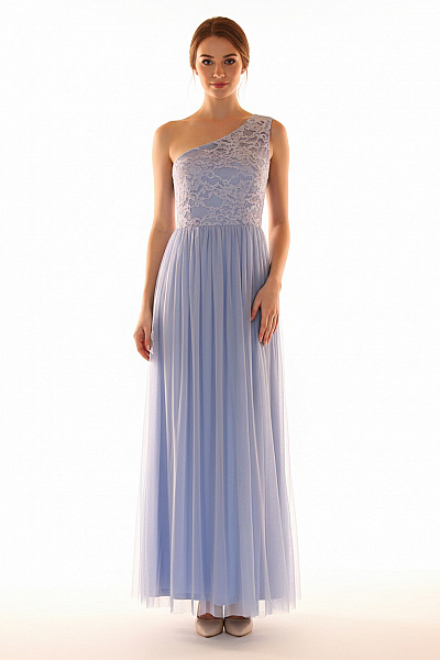  Šaty S Krajkou Modré