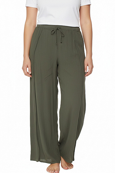 Dámské Kalhoty Letní Zelené Vel. XS