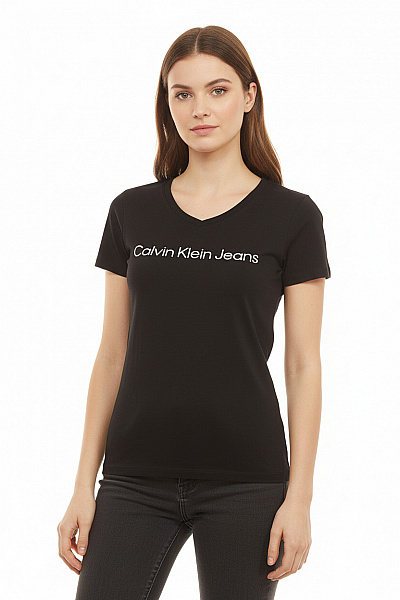 Dámské Tričko Černé Calvin Klein Vel. M