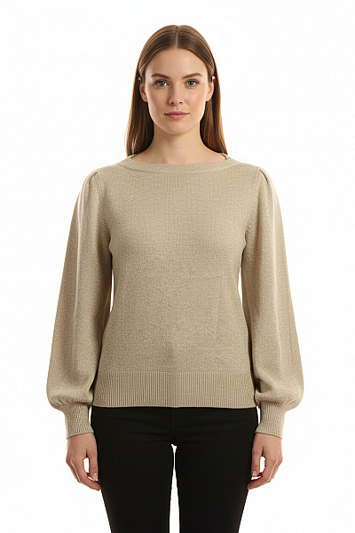 Dámský Pulovr Stříbrný ONLY Second Hand