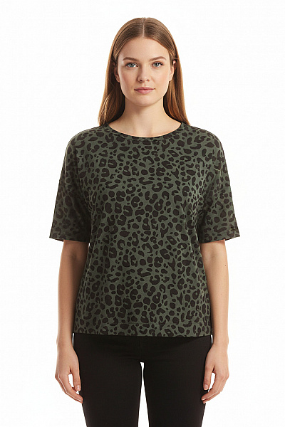 Street One Dámské Tričko S Potiskem Barevné Second Hand Vel. 40