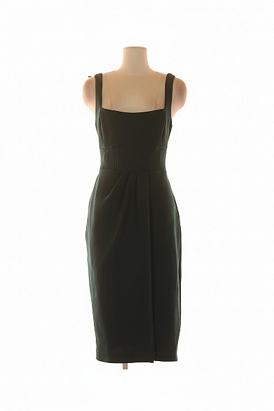  Šaty S Rozparkem Zelené Vel. L