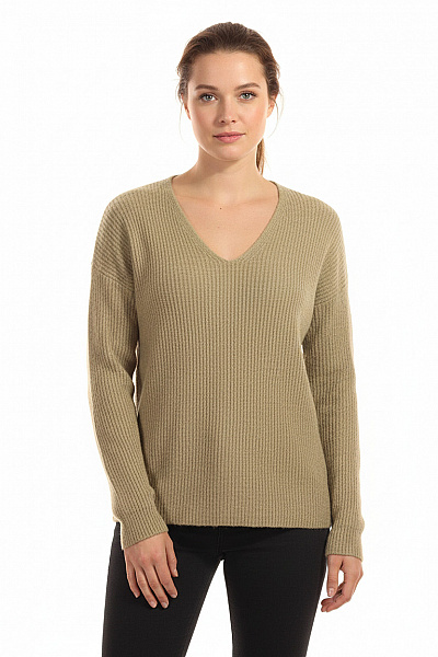 Herrlicher Dámský Pulovr Zelený Vel. L