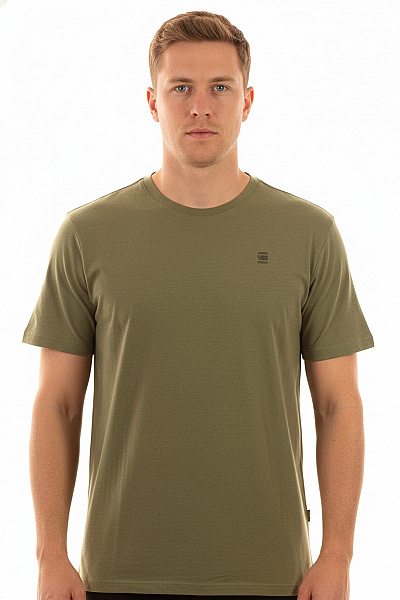 G-Star Jednoduché Pánské Tričko Zelené Vel. XL