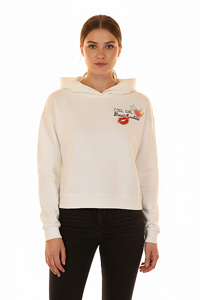 Bershka Dámská Mikina Bílá Vel. XS