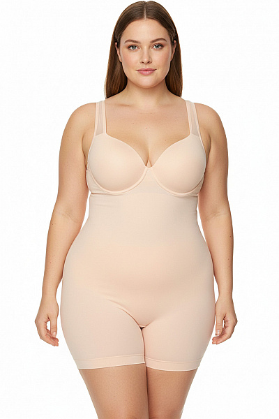 Magic Body Fashion Dámské Prádlo Béžové Outlet Vel. XL