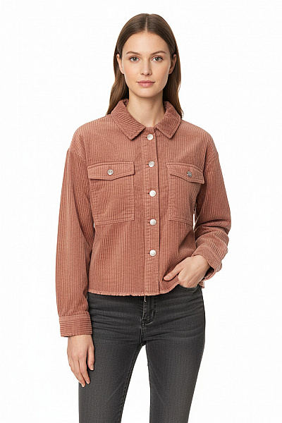 ONLY Riflová Dámská Košile Hnědá Vel. XXS