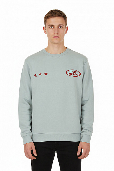 PULL&BEAR Pánská Mikina Modrá Vel. S