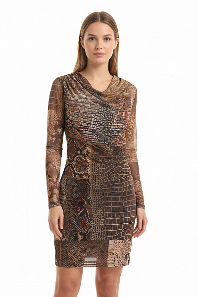 Pouzdrové šaty  Šaty Barevné DESIGUAL Second Hand Vel. M