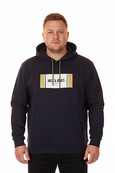JACK & JONES Pánská Mikina Modrá Vel. XXL