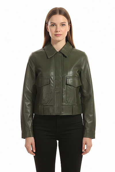 Dámská Přechodné Bundy Zelená Vel. 38