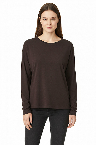 MbyM Jednoduché Dámské Tričko Černé Vel. S