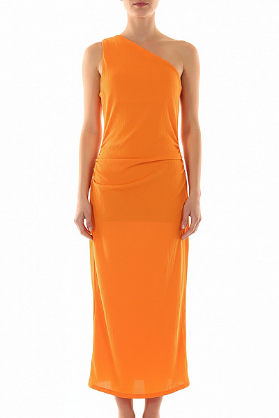 Společenské  Šaty Oranžové PULL&BEAR Second Hand Vel. M