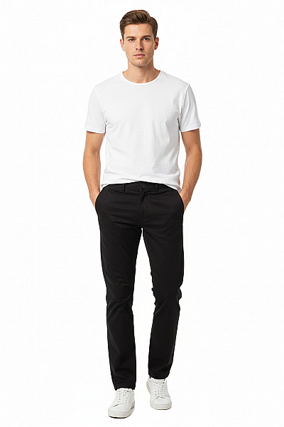 Pánské Chino Kalhoty Černé SELECTED Vel. 33