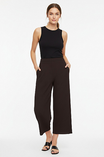 Dámské Kalhoty Černé Y.A.S Vel. 38