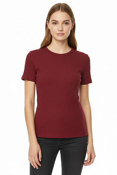 Dámské Tričko Vínová Vel. S