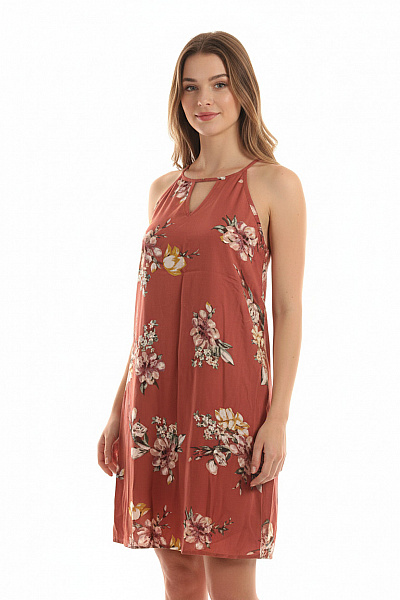 ONLY  Šaty S Květinovým Potiskem Béžové Vel. 38