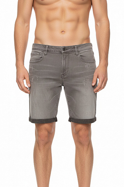 Pánské Kraťasy Šedé G-Star Second Hand Vel. 36