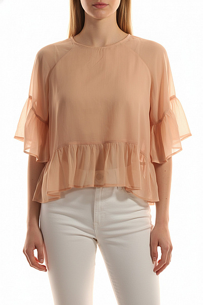  Halenka Jednobarevná Růžová NA-KD Second Hand Vel. 40