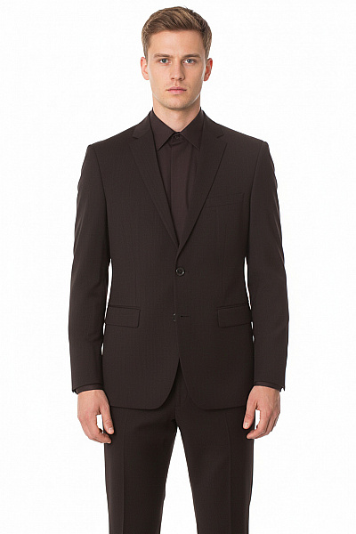 Společenský Oblek Polyesterový Černý DANIEL HECHTER