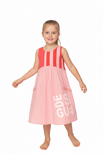 DESIGUAL Dívčí Šaty Růžová