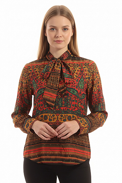 Vzorovaná  Halenka Barevná DESIGUAL Vel. M