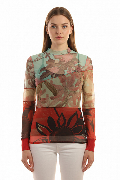 DESIGUAL Halenka Barevná Vel. L