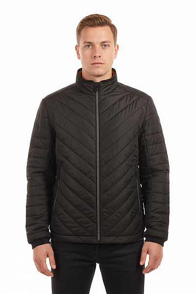 DANIEL HECHTER Prošívaná  Bunda Polyesterová Černá