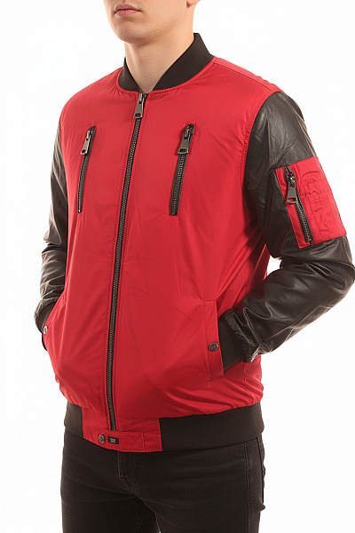 Cipo&Baxx Pánská Přechodné Bundy Červená Vel. M