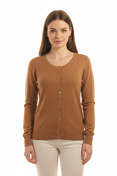 Dámský Cardigan Hnědý