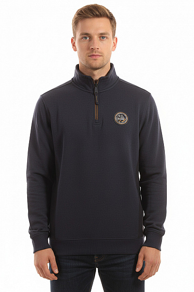 Pánská Mikina Bez Zapínání Modrá CASA MODA Vel. M