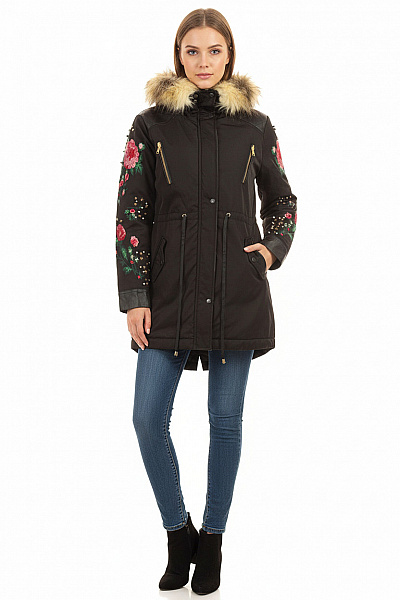 Dámská Bunda Černá Cipo&Baxx Vel. S