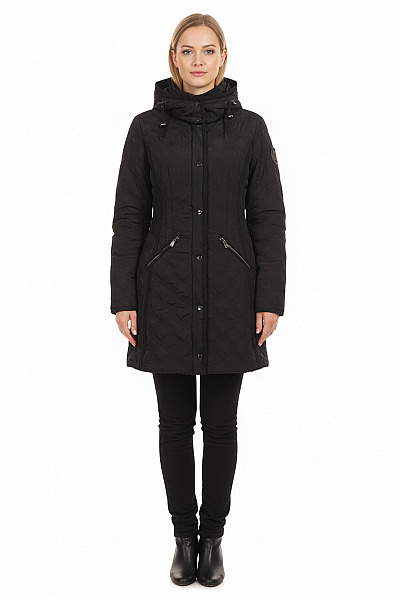 DESIGUAL Prošívaná Dámská Bunda Černá Vel. 40