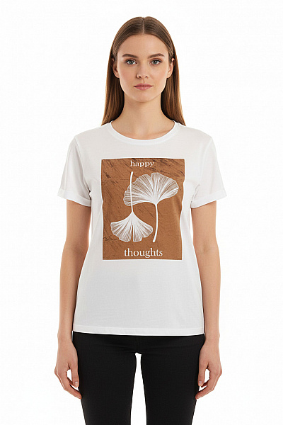 Cartoon Dámské Tričko Bílé Vel. 36