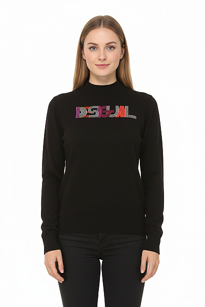 DESIGUAL Dámský Svetr Černý Vel. L