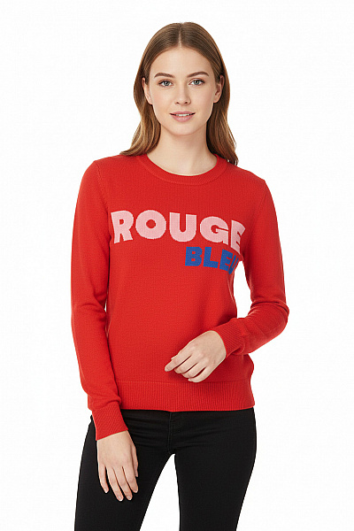 Dámský Svetr Červený MILANO Vel. S