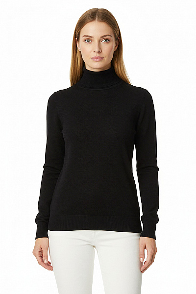 Dámský Svetr Černý Second Hand Vel. L