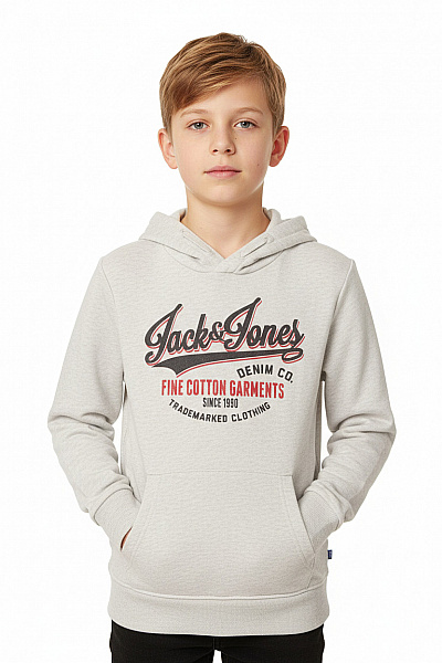 JACK & JONES Chlapecká Mikina Šedá