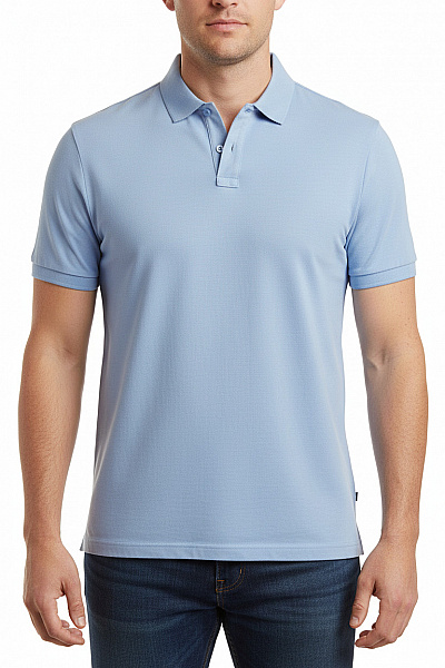 ETON Pánské Tričko S Límečkem Modré Second Hand